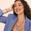 Lapis x Argent | Bracelet chaîne de pierres précieuses